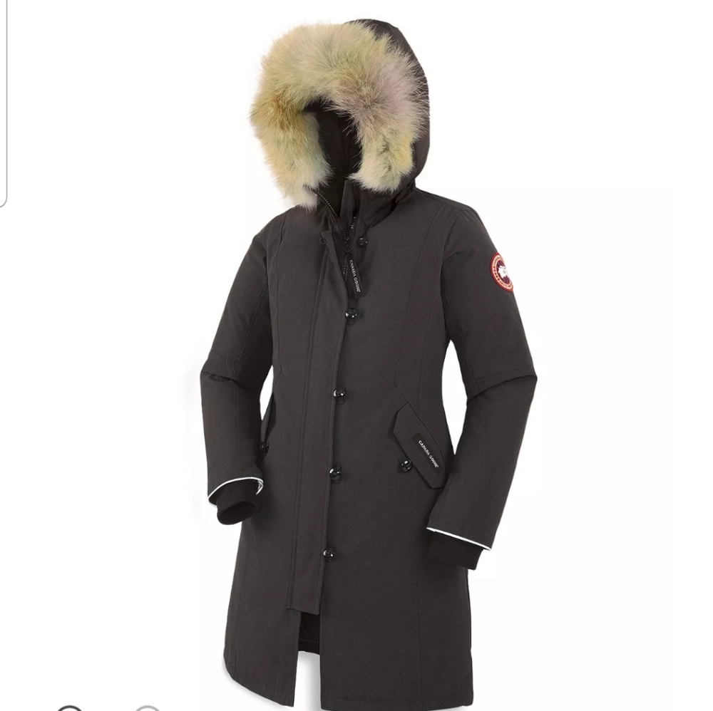 Canada Goose Girls Fur-Trimmed Brittania Parka